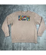B. Thorson Pullover Sweatshirt Dope Spelled Out Puff Textured Size L - $54.69 CAD