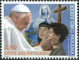 Vatican. 2019. 34th World Youth Day. Panama (MNH **) Stamp - £4.19 GBP