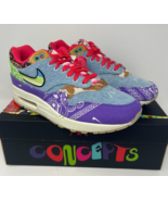 Nike Air Max 1 SP Concepts Far Out Shoes Special Box DN1803-500 Size 10.5 - £256.31 GBP