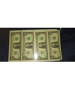4) 2013 UNC.US 1DOLLAR CONSECUTIVE SERIAL NUMBER NOTES/ OUTSTANDING fr sh - €21,16 EUR