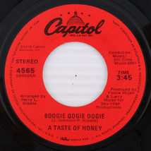 A Taste Of Honey – Boogie Oogie/ World Spin - 1978 45 rpm 7&quot; Vinyl Record 4565 - $4.43