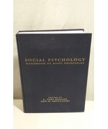 Social Psychology: Handbook of Basic Principles Book - $26.24