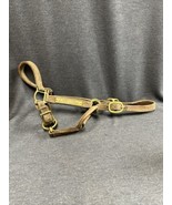 Vintage Leather Horse Bridal Halter Brass Worn By Carpe Diem Martina San... - £35.05 GBP