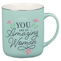 WITH LOVE Inspirational Coffee Mug for Women, You Are an Amazing Woman T... - £8.34 GBP