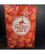 Vintage Trader Joe&#39;s Reusable Shopping Bag Red Hibiscus - $18.81