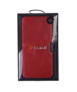 ICarer IPhone 7 Plus Vintage Series Side Open Genuine Leather Case - Red - €21,70 EUR