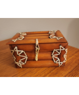 Vintage NUMI TEA Box Handcrafted Bamboo 6&quot; X 3&quot; X 3&quot; - $168.69 MXN