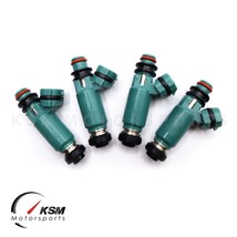4 x 440cc fuel injectors Light Blue For 02-05 Subaru WRX Impreza 195500-... - $132.25