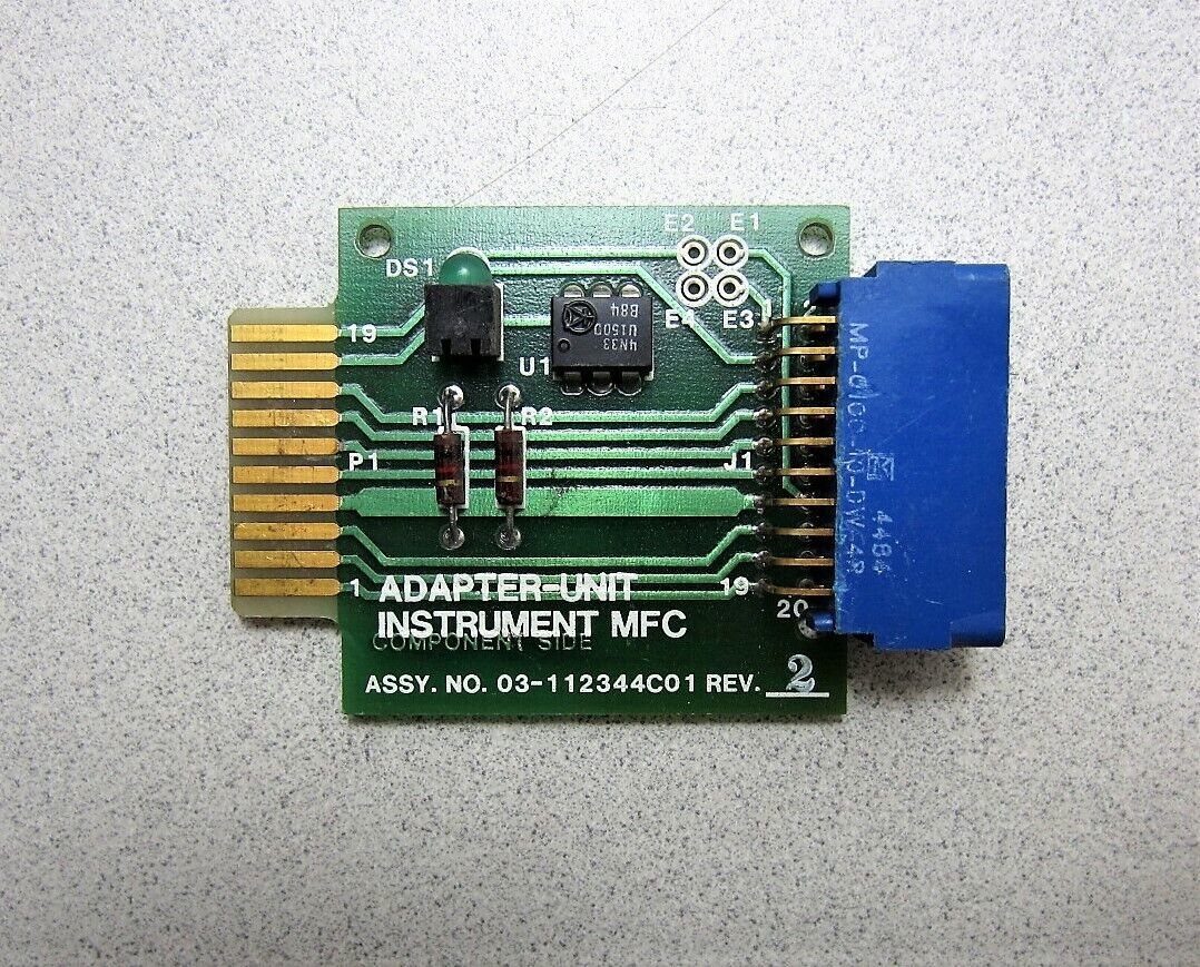 ASM 16-112343C01 Rev 1 Adapter-Unit Instrument MFC - $13.08