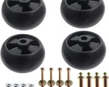 4Pack Mower Deck Wheels Compatible with Cub Cadet 75304856A 73404039 734... - $57.28