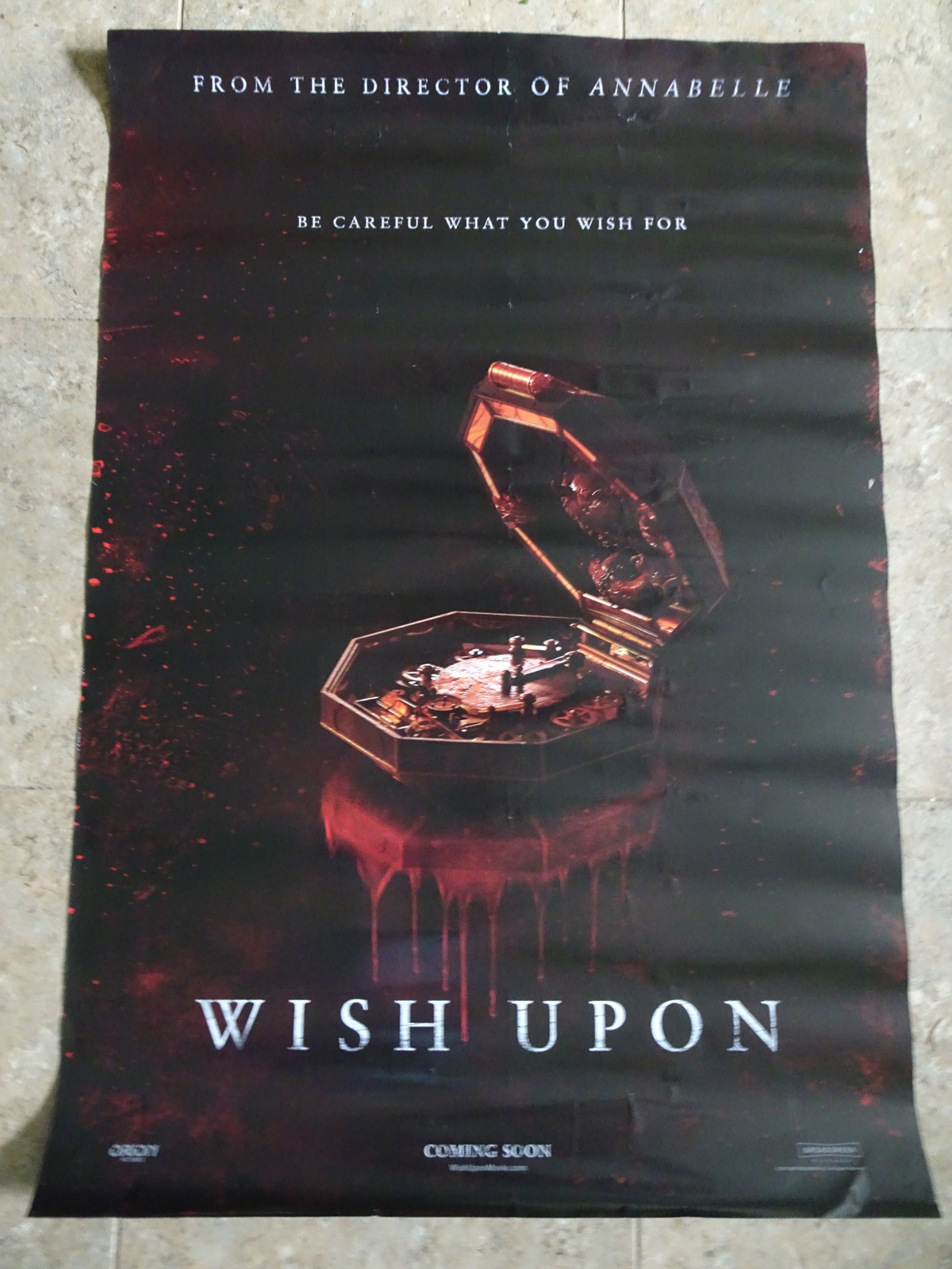 WISH UPON - MOVIE POSTER - ADVANCE - $5.00