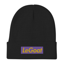 LEBRON JAMES Goat EMBROIDERED BEANIE One Size Knit Cap Lakers Basketball... - £18.78 GBP