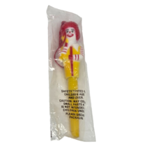 VINTAGE 1980 MCDONALD&#39;S RONALD MCDONALD NECKLACE PEN NEW SEALED IN PACKAGE - $7.60