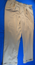 George Tan Walnut Straight Cuffed Formal Style G18B003 Work Dress Pants 38X32 - £14.78 GBP