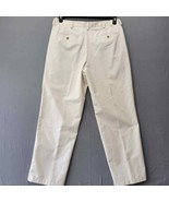 Izod Men Pants Size 36 Tan Preppy Khaki Classic Flat Front Straight Leg ... - £11.29 GBP