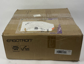 NOS Ergotron 45-479-026 HX Dual Monitor Wall Mount Arm (polished aluminum) - £255.78 GBP