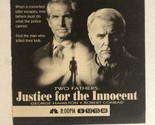 Justice For The Innocent Print Ad Vintage George Hamilton Robert Conrad ... - £4.65 GBP