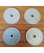 Vintage State of Washington Tax Token Tax Commission Lot of 4 - £4.64 GBP