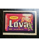 Topps Wacky Packages Lova Soap 3rd Series 1973 Sticker Vintage Original - $19.99 CAD
