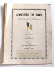 Soldiers of Erin Words by Peter Kearney Vintage Sheet Music Copyright  1917 - £23.32 GBP