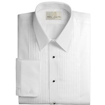 Neil Allyn Women&#39;s Tuxedo Shirt - 1/4&quot; Pleat, Laydown Collar Size 6 - £18.98 GBP
