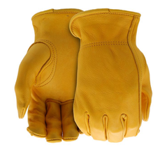 Boss B84081-M Men&#39;s Grain Deerskin Leather Driver Work Gloves,1-Pair, Me... - £37.22 GBP