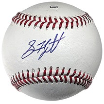 Sean Hjelle San Francisco Giants Autographed Baseball SF Signed Photo Proof - £53.69 GBP