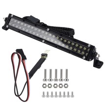 Rc Car Led Light Bar,Durable Rc Roof Light Bar With Control Switch Line For 1/10 - £25.44 GBP