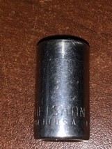 Vintage &quot;Craftsman 43604 Usa -V- Socket ~ 11/32&quot; ~ 1/4&quot; Drive ~ 12 Point - £4.56 GBP