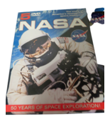 NASA 50 Years Of Space Exploration DVD Set 5 Discs W/Booklet In Tin 2003 - £7.82 GBP