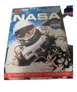 NASA 50 Years Of Space Exploration DVD Set 5 Discs W/Booklet In Tin 2003 - £7.91 GBP