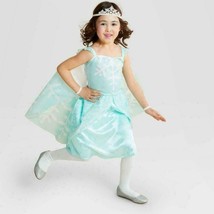 Hyde and Eek SNOW FAIRY Halloween Costume Dress Crown Girls Size Small 4... - $11.29