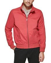 Club Room Men&#39;s Regular-Fit Solid Bomber Jacket in Red-2XL - £31.63 GBP