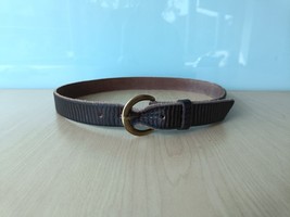 Double Rl Terrance Tumbled Leather Belt $248 Free Worldwide Shipping (0187) - £143.88 GBP