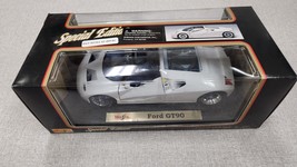 MAISTO 1:18 SPECIAL EDITION WHITE FORD GT90 - £27.37 GBP