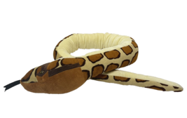 Wild Republic 50 Inch Soft Plush Stuffed Brown Spotted Snake Toy - £8.55 GBP