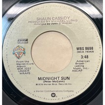 Shaun Cassidy Midnight Sun / Shes Right 45 Pop 1978 Warner Bros WBS 8698 - £5.92 GBP