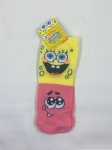 Nickelodeon SpongeBob Squarepants 1 Pair No Show Socks Shoe Size 4-10  NWT - £3.91 GBP