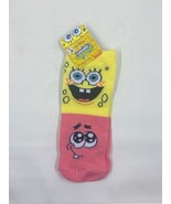 Nickelodeon SpongeBob Squarepants 1 Pair No Show Socks Shoe Size 4-10  NWT - £3.90 GBP