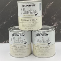 Rust-Oleum Ultra Matte Interior Chalked Paint 30oz, Chiffon Cream, 3 Pack - $79.19