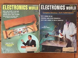 Vintage Lot 11 1961 Electronics World Magazine Computer Sci-Fi Radio Ato... - £97.89 GBP