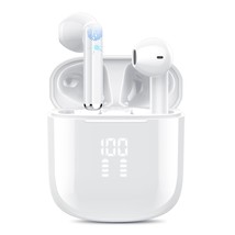 Wireless Earbuds, Bluetooth 5.3 Headphones With 4-Mics Enc Clear Call, Bluetooth - £43.24 GBP