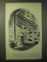 1948 Cartoon by Whitney Darrow Jr. - Sure, you can wash out of camp if you want - £14.85 GBP