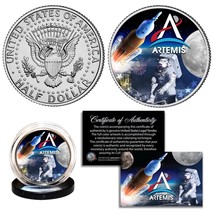 Artemis Nasa Space Moon Program Genuine Jfk Kennedy Half Dollar U.S. Coin - £8.08 GBP