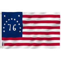 Anley 3x5 Foot Bennington 76 Flag - American Revolution Flags Polyester - £5.80 GBP