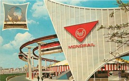 American Machine New York World&#39;s Fair Monorail Postcard Dexter 13105 - $162.97 MXN