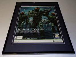 Halo Wars 2009 XBox Framed 11x14 ORIGINAL Vintage Advertisement - £27.68 GBP