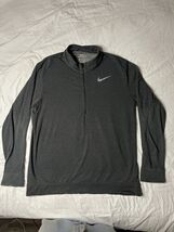 Nike Pullover Men’s XL Gray 1/4 Zip Long Sleeve Training Shirt 885412-010 - $14.00
