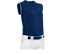 Champro Brand ~ Women&#39;s Size Small ~ Sleeveless ~ Fastpitch Jersey ~ Navy/White - £12.97 GBP