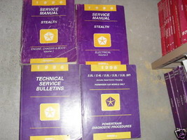 1996 DODGE STEALTH Service Repair Shop Manual Set W Tech Bulletins &amp; Pow... - $80.83